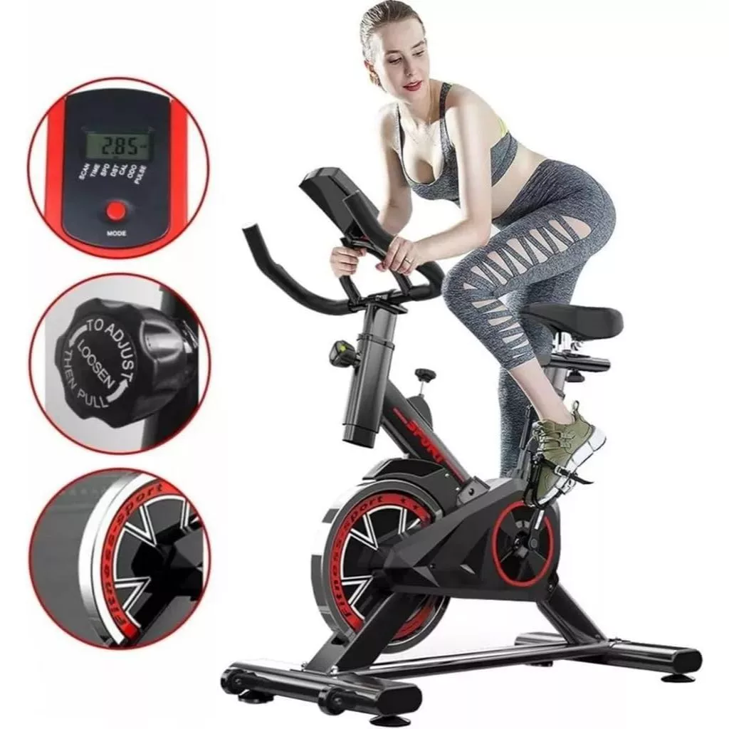 bicicleta spinning ergométrica academia fitness