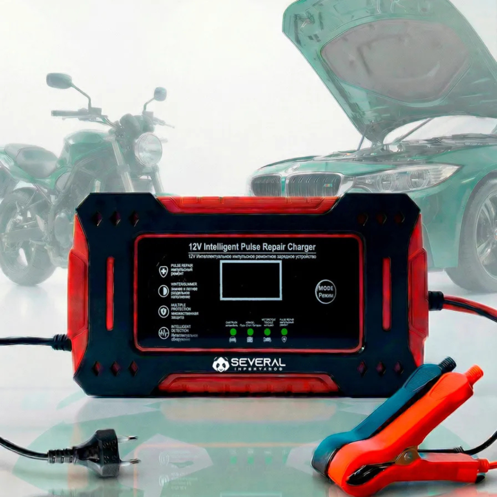 Carregador Inteligente De Bateria Automotiva