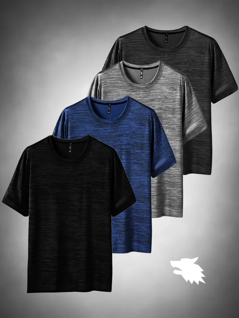 Kit 4 Camisetas Masculina Dry Fit Academia