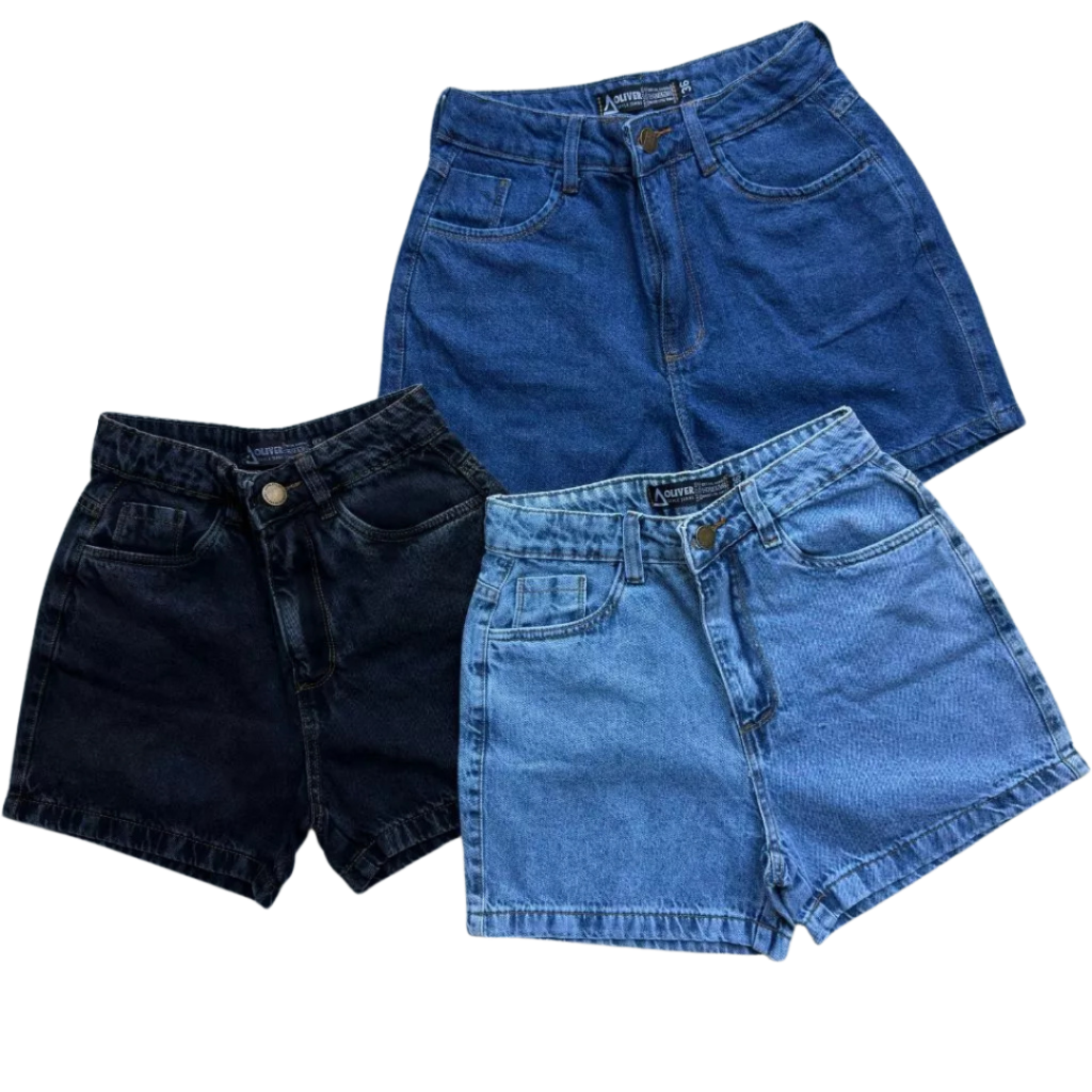 Short Jeans Feminino Mom Short Jean